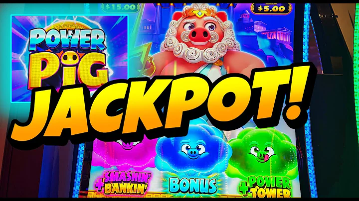 🚨🚨 BRAND NEW!!! JACKPOT HANDPAY on POWER PIG Slot!! @DelawareParkCasino