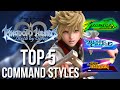 Kingdom Hearts Birth by Sleep - Top 5 Command Styles