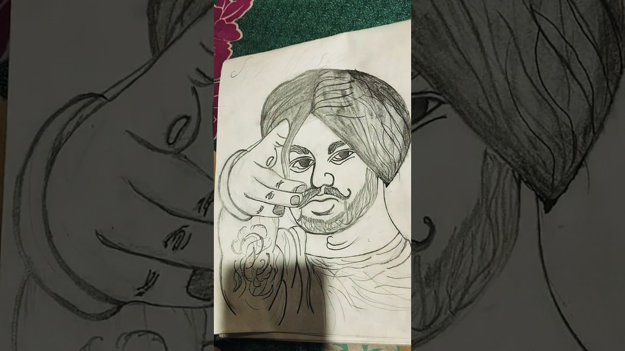 SIDHU MOOSE WALA DRAWING PENCIL DRAWING //drawing pencil youtube 