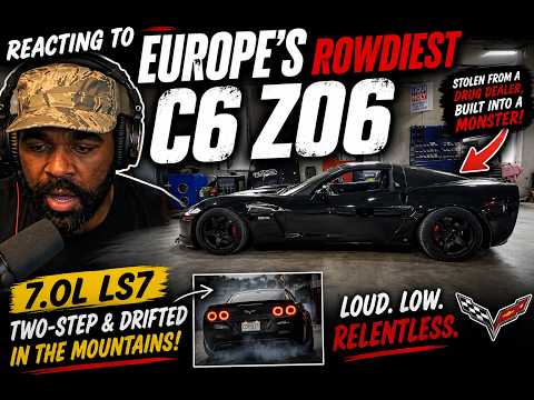 Reacting to one of the rowdiest C6 Z06 videos I’ve seen