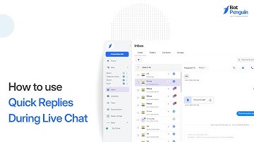 How to Add & Use Quick Replies During Live Chat || Speed Up Client Support || BotPenguin