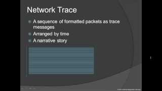 Pattern Oriented Network Trace Analysis