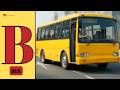 A to Z Vehicles Song for Kids | Learn Colors with Cars, Trucks &amp; More | UZR Learning #abcd