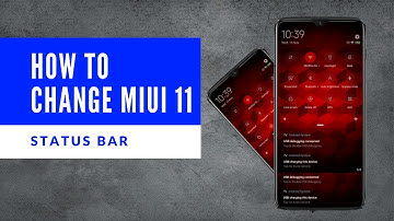 How to change Status Bar in Miui 11 | Miui 11 Status Bar Issue Problem Solve