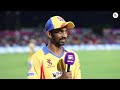 A quick chat with Indrajith Baba before the game against the Siechem Madurai Panthers! #TNPL