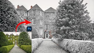 Summer To Winter in just 2 Minutes | Photoshop Tutorial