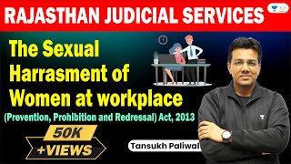 Sexual Harassment of Women at Workplace Act, 2013 | Judiciary Exams | Tansukh Paliwal screenshot 1