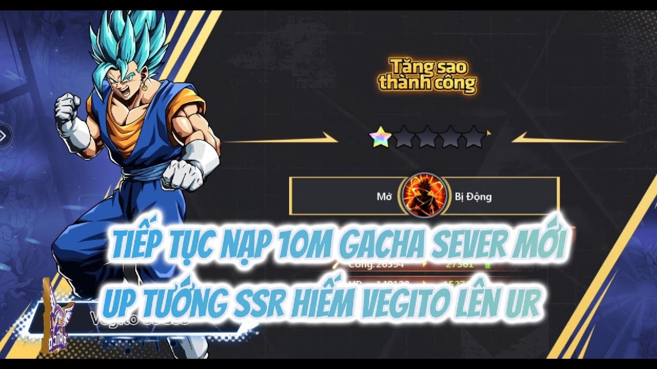 COMBO THỨC TỈNH #8 - NẠP 10M GACHA VEGITO LÊN UR - CHUỘT HỎNG KHIẾN TÔI LÊN V10 LÚC NÀO KHÔNG HAY