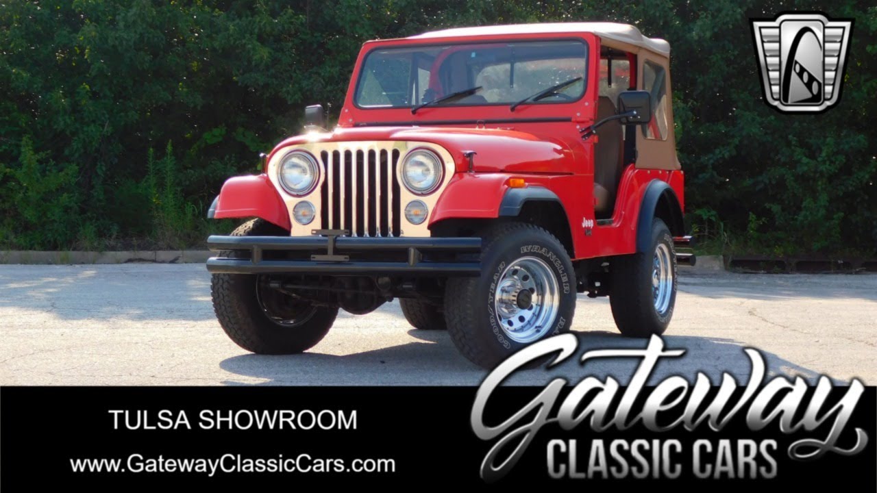 1976 Jeep CJ5 #634 TUL Gateway Classic Cars of Tulsa - YouTube