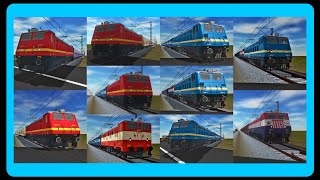 15 in 1 ICF Trains & Freight Trains Compilation Video ◆ Indian Train Crossing 3D [Android Gameplay] screenshot 3