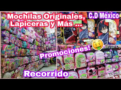 DISTRIBUIDORES/Mochilas, Loncheras, Cosmetiqueras/Precio de Mayoreo desde 1 pieza