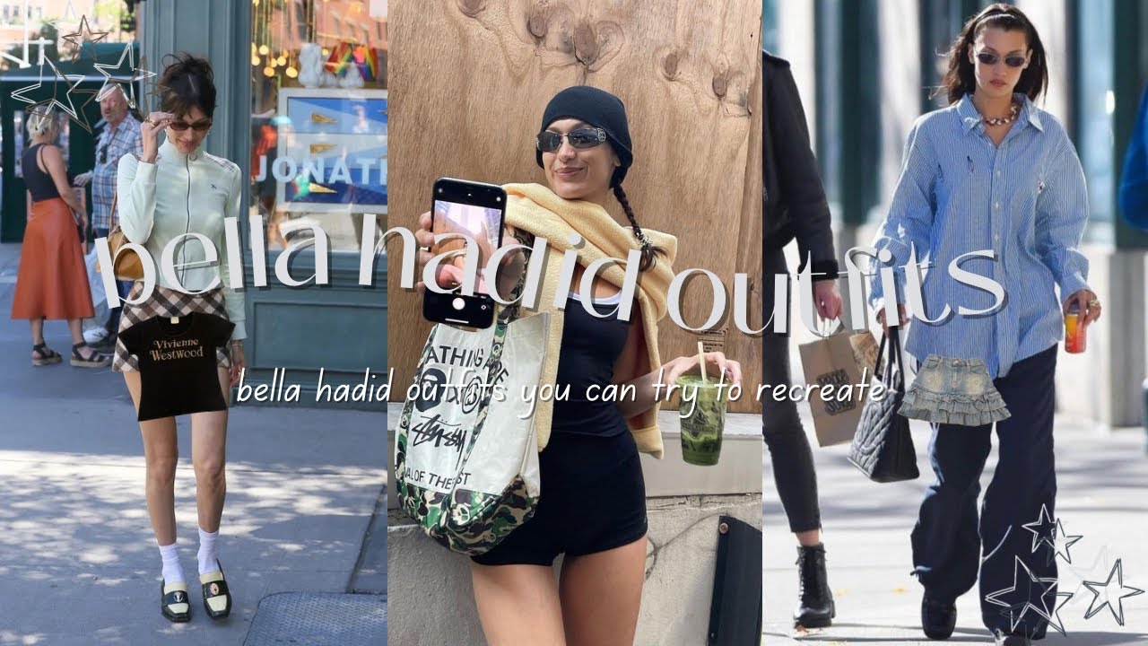 bella hadid outfits you can try and recreate ♡