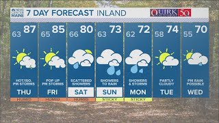 NEWS CENTER Maine Weather Video Forecast