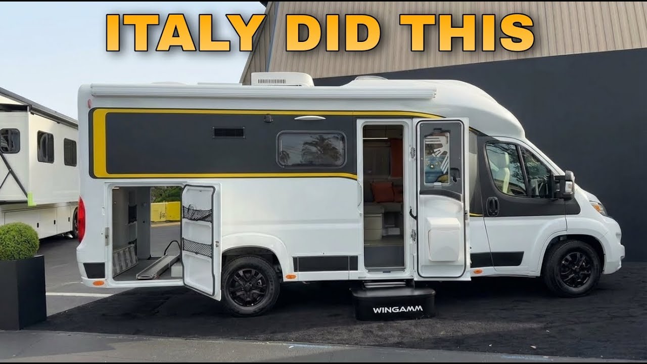 Italian Rv This 22-Foot Italian RV Is Designed Very Differently - YouTube