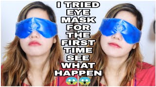 I TRIED EYE MASK FOR THE FIRST TIME 😱 SEE WHAT HAPPEN 😂😂🤣 screenshot 4