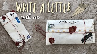 Write a Letter With Me || Harry Potter Snail Mail