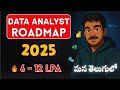 2025 Data Analyst Roadmap in Telugu : Guide for Aspiring Data Analysts #dataanalyst