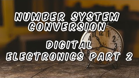 Number System Conversion - Part 2 | Digital Electronics #trending #viral #numbersystem