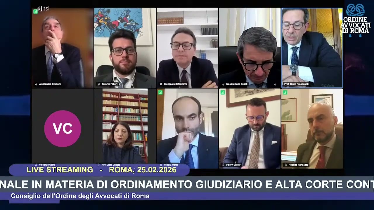 LEGGE COSTITUZIONALE IN MATERIA DI ORDINAMENTO GIUDIZIARIO E ALTA CORTE CONTRIBUTO - 25.02.2026
