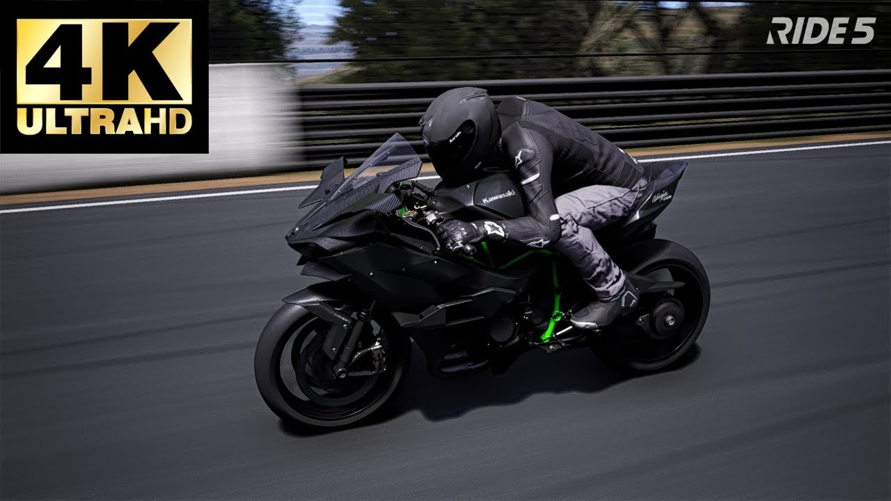 Ride 5 Honada Kavasaki H2R Replay G. P. 4K-Ultra HD- Graphic PC 60FPS-REMASTER