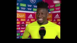 Andre Onana Super Angry With Ajax Fans | INTERVIEW