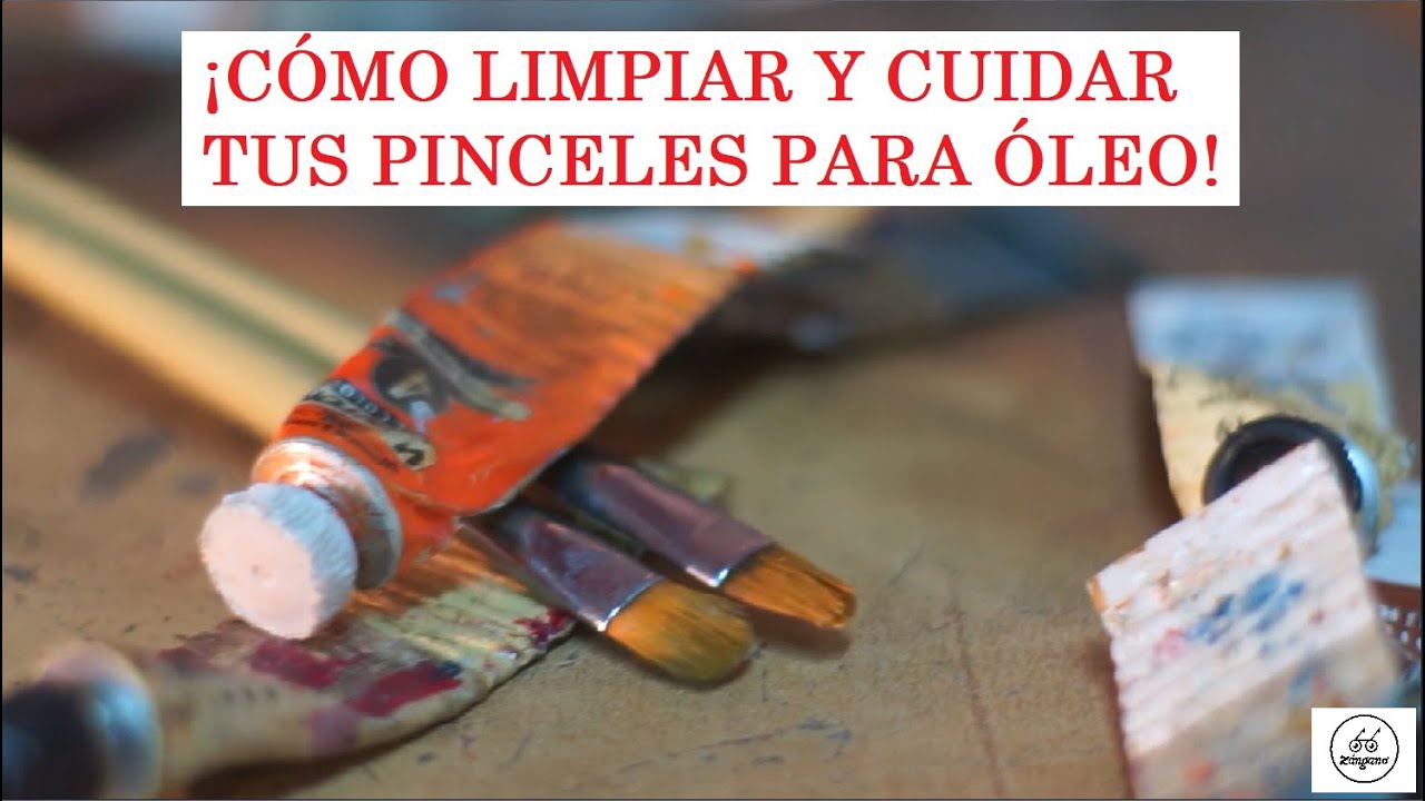 Lavado y cuidado de los pinceles para óleo