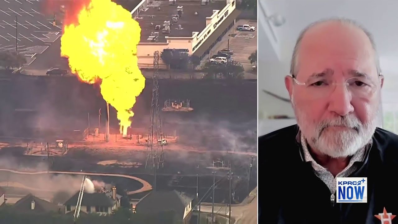 Deer Park Pipeline Fire burning for more than 24 hours