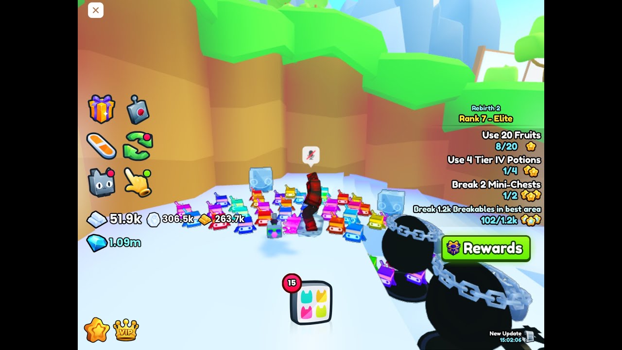 Live! AFK in pet sim 99 gem grind - YouTube