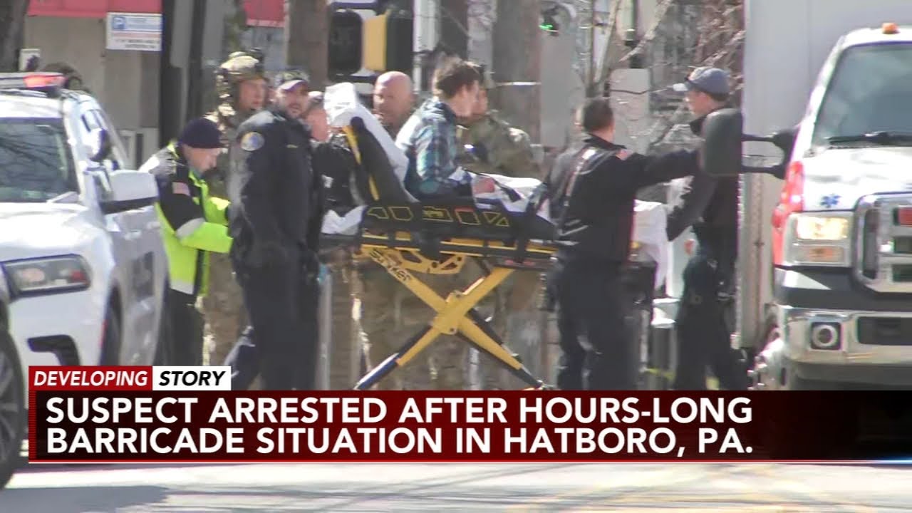 STANDOFF OVER: Suspect in custody following hours-long barricade ...