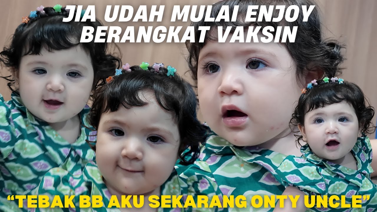 VAKSIN LAGI!! KOK KALI INI JIA ANTENG BANGET YA? 😍