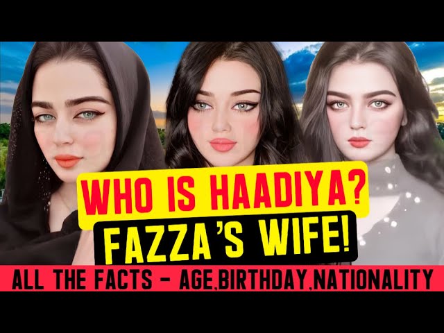 Who Is Haadiya Zen? |All The Facts Of Sheikh Hamdan’s Wife |Fazza Wife |Crown Prince Of Dubai Wife class=