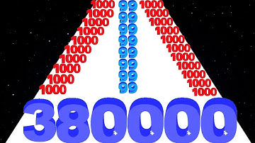 Number Rush: 2048 Challenge vs Number Run 3D - Merge Number Satisfying Gameplay (Freeplay Original)