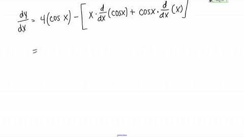 Trig Derivative Examples