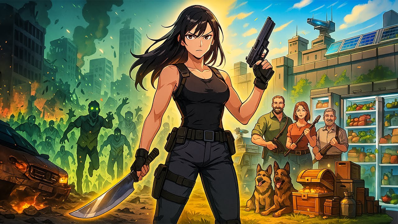 Zombies Destroyed Her Family—Now She Rebuild FORTRESS Before Apocalypse With Infinite Supply