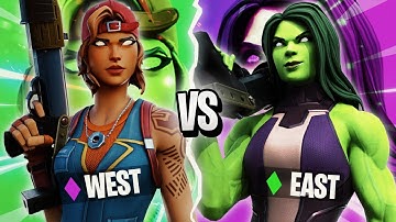 I Hosted An EAST vs WEST 1v1 Tournament In Fortnite For $100... (VERY TOXIC)