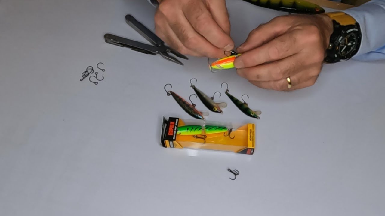 Changing my lures from trebles to single fishing hooks.I do think that this will be easier to remove