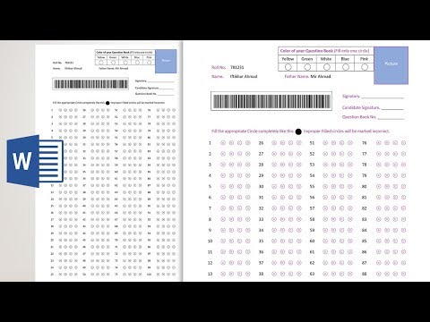 Answer Sheet Template Microsoft Word from i.ytimg.com