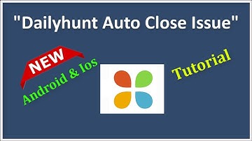 How To Fix Dailyhunt App (Auto Close) Automatically Closing Issue Android & Ios - 2022