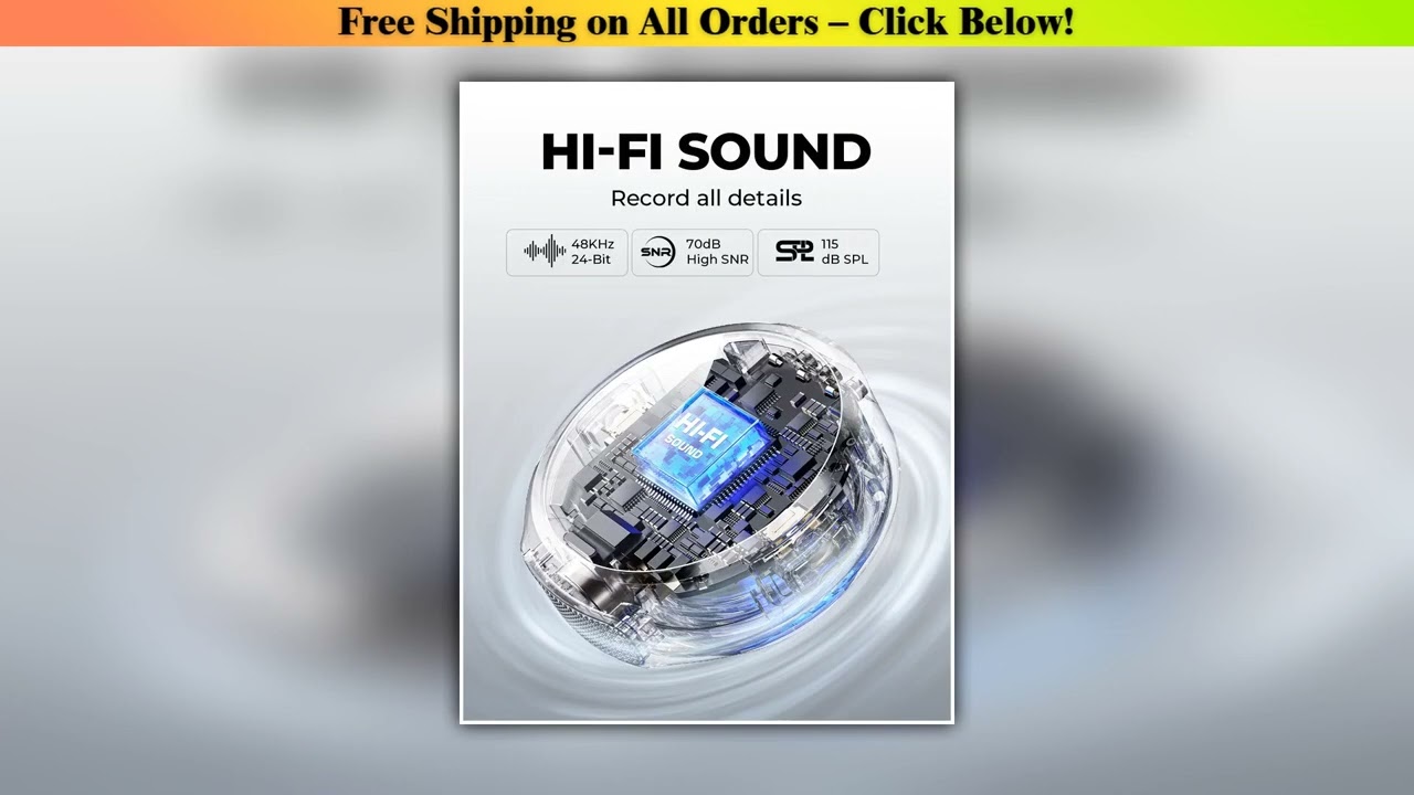 Hollyland Lark M2 Wireless Lavalier Microphone for iPhone Android Camera Noise Cancellation for