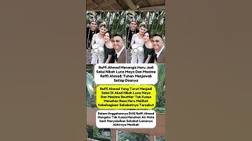 Raffi Ahmad Menangis Haru Saat Jadi Saksi Pernikahan Luna Maya dan Maxime Bouttier