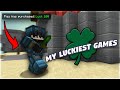 I Became Minecraft Bedwars Luckiest Player
