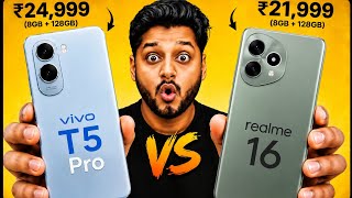 Vivo T5 pro Vs Realme 16 full details