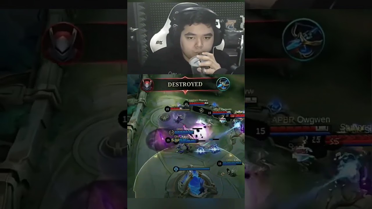 Moment comeback king ONIC VS APBR 😈