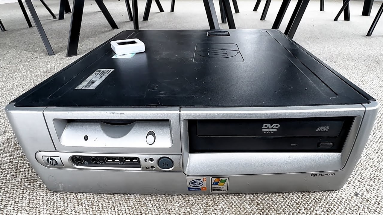 HP Compaq D530 SFF Desktop PC From 2003! - A Look Inside - YouTube