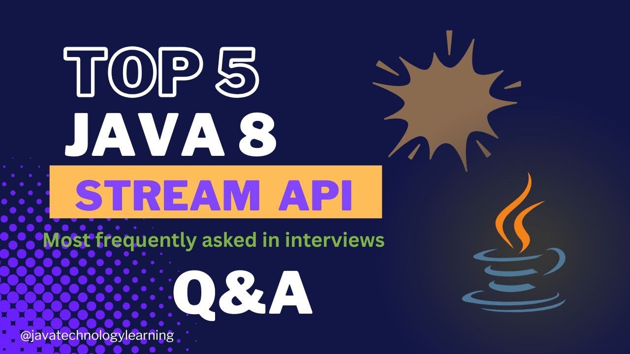 Java 8 Stream API coding question and answer for 2–5 Years Experience