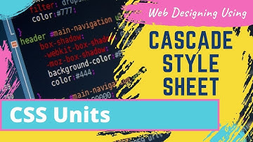 CSS Units | rems, ems, px, and percents| (Urdu/Hindi)