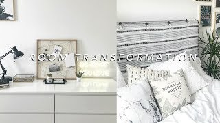 TRANSFORMING MY BEDROOM!  - cosy &amp; minimal aesthetic