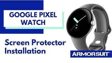 Google Pixel Watch Screen Protector Wet Installation MilitaryShield Video Guide by ArmorSuit