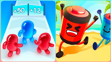 Join Clash 3d Vs Battery Run 3d 🧿😍🧿Max All Update Levels Mobile Gameplay AA3