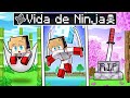 VIDA DE NINJA POR 1 DIA NO MINECRAFT !